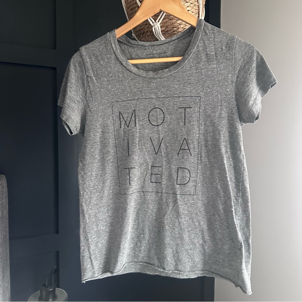 good hYOUman Gray Motivated Tee - Short Sleeve